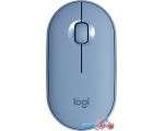 Мышь Logitech M350 Pebble (голубой)