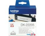 Самоклеящаяся термобумага Brother DK22205 (62 мм, 30.48 м)