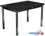Обеденный стол Васанти плюс ПРФ 100x60/3 (жасмин черный)