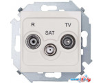 Розетка телевизионная Simon 1591466-031 (слоновая кость)