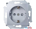 Розетка Simon 1591432-033 (алюминий)