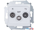 Розетка телевизионная Simon 1591466-030 (белый)