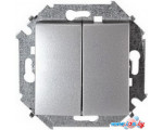 Выключатель проходной Simon 1591397-033 (Алюминий)