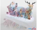 3D-фигура Neon-night Керамическая фигурка «Дед Мороз в санях» 505-029