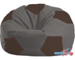 Кресло-мешок Flagman Мяч Стандарт М1.1-470 (темно-серый/коричневый)