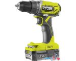 Дрель-шуруповерт Ryobi R18DD2-220S 5133003821 (с 2-мя АКБ, сумка)