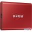 Внешний накопитель Samsung T7 2TB (красный) в Гродно фото 1