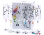 Набор бокалов для шампанского Bohemia Crystal Butterfly 40728/S1432/200