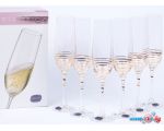 Набор бокалов для шампанского Bohemia Crystal Viola 40729/M8441/190