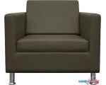 Интерьерное кресло Brioli Дилли (экокожа, L21 серый)