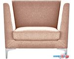 Интерьерное кресло Brioli Виг (рогожка, J11 розовый)
