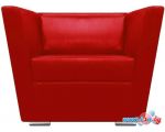 Интерьерное кресло Brioli Болдер (экокожа, L19 красный)