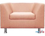 Интерьерное кресло Brioli Дедрик (рогожка, J11 розовый)