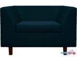 Интерьерное кресло Brioli Дедрик Д (рогожка, J17 темно-синий)