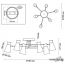 Припотолочная люстра Lumion Liam 3790/6C в Могилёве фото 4