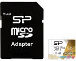 Карта памяти Silicon-Power Superior Pro microSDXC SP512GBSTXDU3V20AB 512GB (с адаптером)