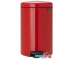 Мусорное ведро Brabantia Pedal Bin NewIcon 20 л (пламенный красный)