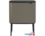 Мусорное ведро Brabantia Bo Touch Bin 36 л (платиновый)