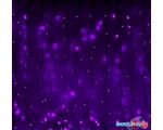 Световой дождь Luazon Занавес (2x6 м, фиолетовый) [1080294]