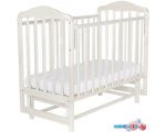Классическая детская кроватка СКВ-Компани Березка 124001 (белый)