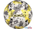 Мяч Indigo IN032 (3 размер, желтый/серый)