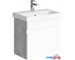 Aqwella Тумба Smart 50 SRT0105BS с умывальником Moduo Slim UM-MOD50SL/1