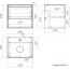 Cersanit Тумба под умывальник со столешницей Louna 60 SZ-LOU60-BL/WH в Гомеле фото 5