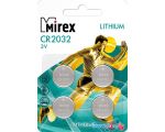 Батарейки Mirex CR2032 4 шт CR2032-E4 цена