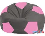 Кресло-мешок Flagman Мяч Стандарт М1.1-364 (темно-серый/розовый)