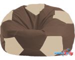 Кресло-мешок Flagman Мяч Стандарт М1.1-326 (коричневый/светло-бежевый)