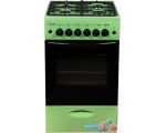 Кухонная плита Лысьва ЭГ 401 МС-2у (без крышки, решетка чугун, зеленый)
