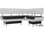 Угловой диван Mebelico Альфа 106948 (правый, черный/белый)