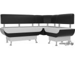 Угловой диван Mebelico Альфа 106946 (левый, белый/черный)