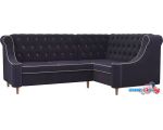 Угловой диван Лига диванов Бронкс 104573 (правый, фиолетовый)