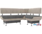 Угловой диван Mebelico Альфа 106936 (правый, серый/бежевый)