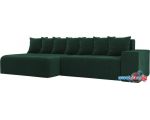 Угловой диван Лига диванов Кельн 105074 (левый, зеленый)