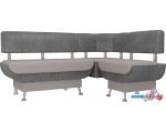 Угловой диван Mebelico Альфа 106940 (правый, бежевый/серый)