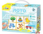 Развивающая игра Десятое королевство 10KOR Plastic Лото Контуры 04006