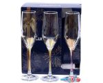 Набор бокалов для шампанского Luminarc Celeste. Golden chameleon P1636