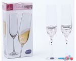 Набор бокалов для шампанского Bohemia Crystal Viola 40729/M8434/190-2