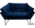 Интерьерное кресло Brioli Анико (велюр, B69 синий)