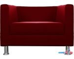 Интерьерное кресло Brioli Билли (экокожа, L19 красный)
