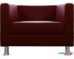 Интерьерное кресло Brioli Билли (экокожа, L16 вишневый)