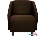 Интерьерное кресло Brioli Ральф (рогожка, J5 коричневый)