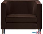 Интерьерное кресло Brioli Клос (экокожа, L13 коричневый)