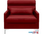 Интерьерное кресло Brioli Отто (экокожа, L16 вишневый)