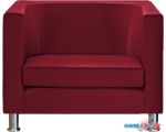 Интерьерное кресло Brioli Клос (экокожа, L16 вишневый)