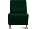 Интерьерное кресло Brioli Руди Р (экокожа, L15 зеленый)