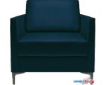 Интерьерное кресло Brioli Ганс (экокожа, L18 синий)
