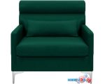 Интерьерное кресло Brioli Отто (экокожа, L15 зеленый)